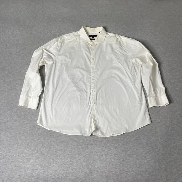 The Original Ben Sherman Men’s Solid White Button-Up Dress Shirt - Picture 10 of 11